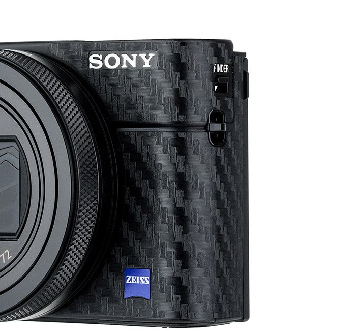 Kiwifotos Skin för Sony RX100 VII - Svart kolfiberfilm