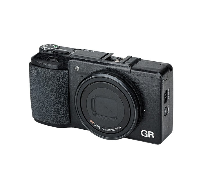  Kiwifotos Skin fr Ricoh GR II - Svart Ldertextur