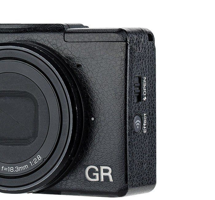 Kiwifotos Skin för Ricoh GR II - Svart Lädertextur