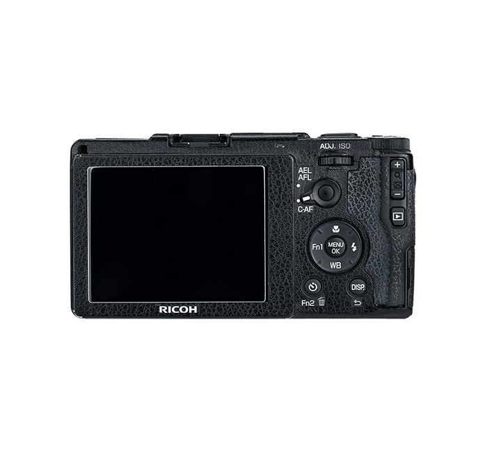 Kiwifotos Skin för Ricoh GR II - Svart Lädertextur