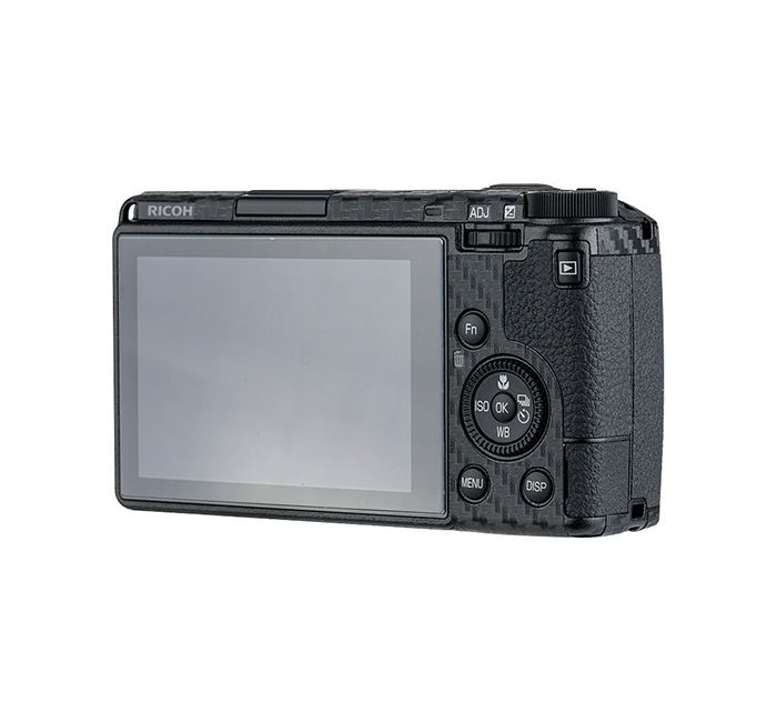 Kiwifotos Skin för Ricoh GR III - Svart kolfiberfilm