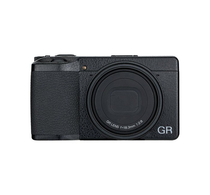  Kiwifotos Skin för Ricoh GR III - Svart Lädertextur
