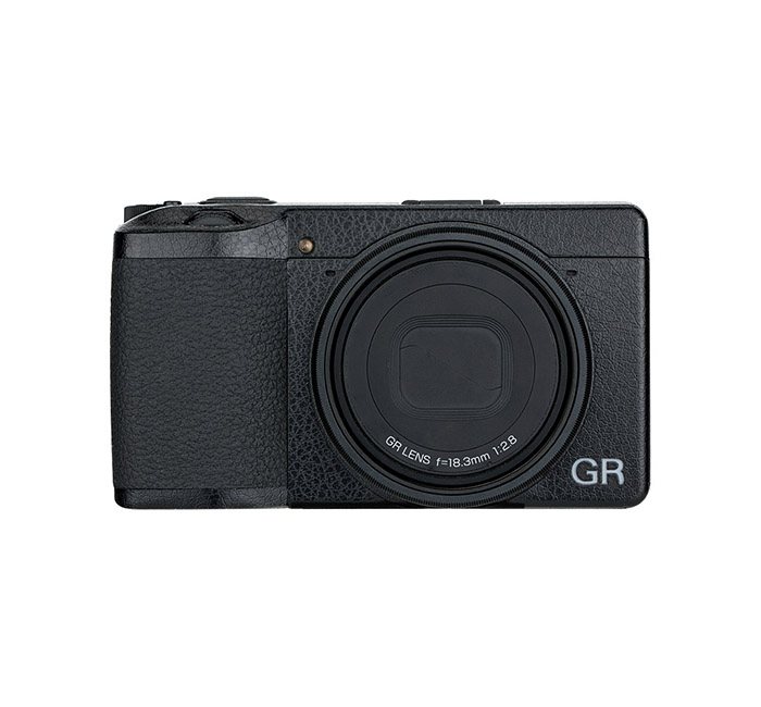  Kiwifotos Skin fr Ricoh GR III - Svart Ldertextur