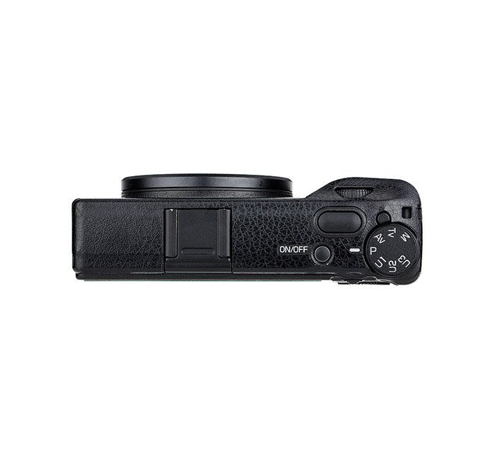  Kiwifotos Skin för Ricoh GR III - Svart Lädertextur