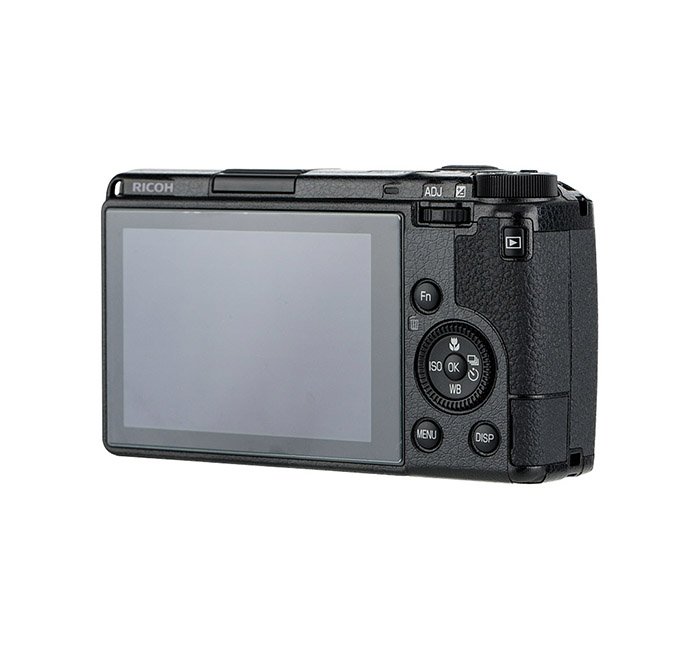  Kiwifotos Skin för Ricoh GR III - Svart Lädertextur