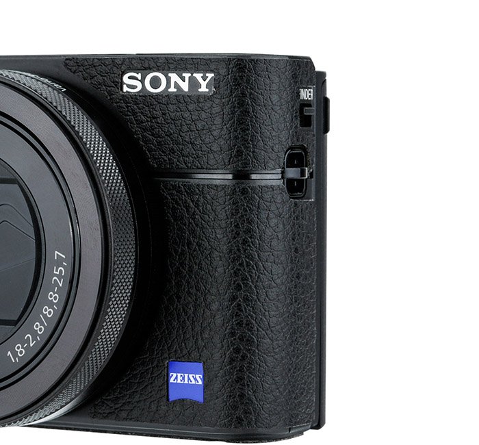 Kiwifotos Skin för Sony RX100 V / RX100 VA / RX100 III - Svart Läder