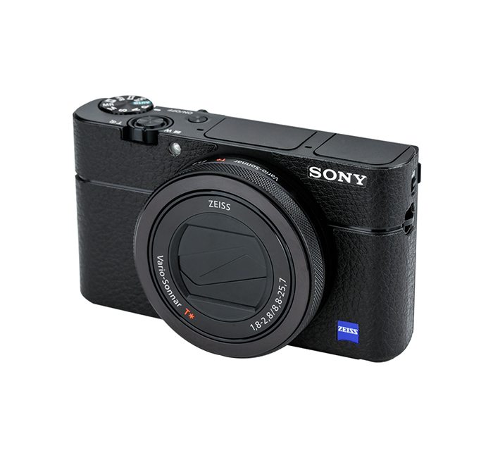 Kiwifotos Skin för Sony RX100 V / RX100 VA / RX100 III - Svart Läder