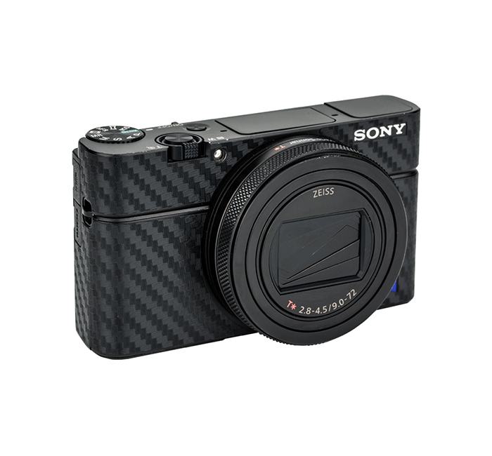  Kiwifotos Skin fr Sony RX100 VI - Svart kolfiberfilm