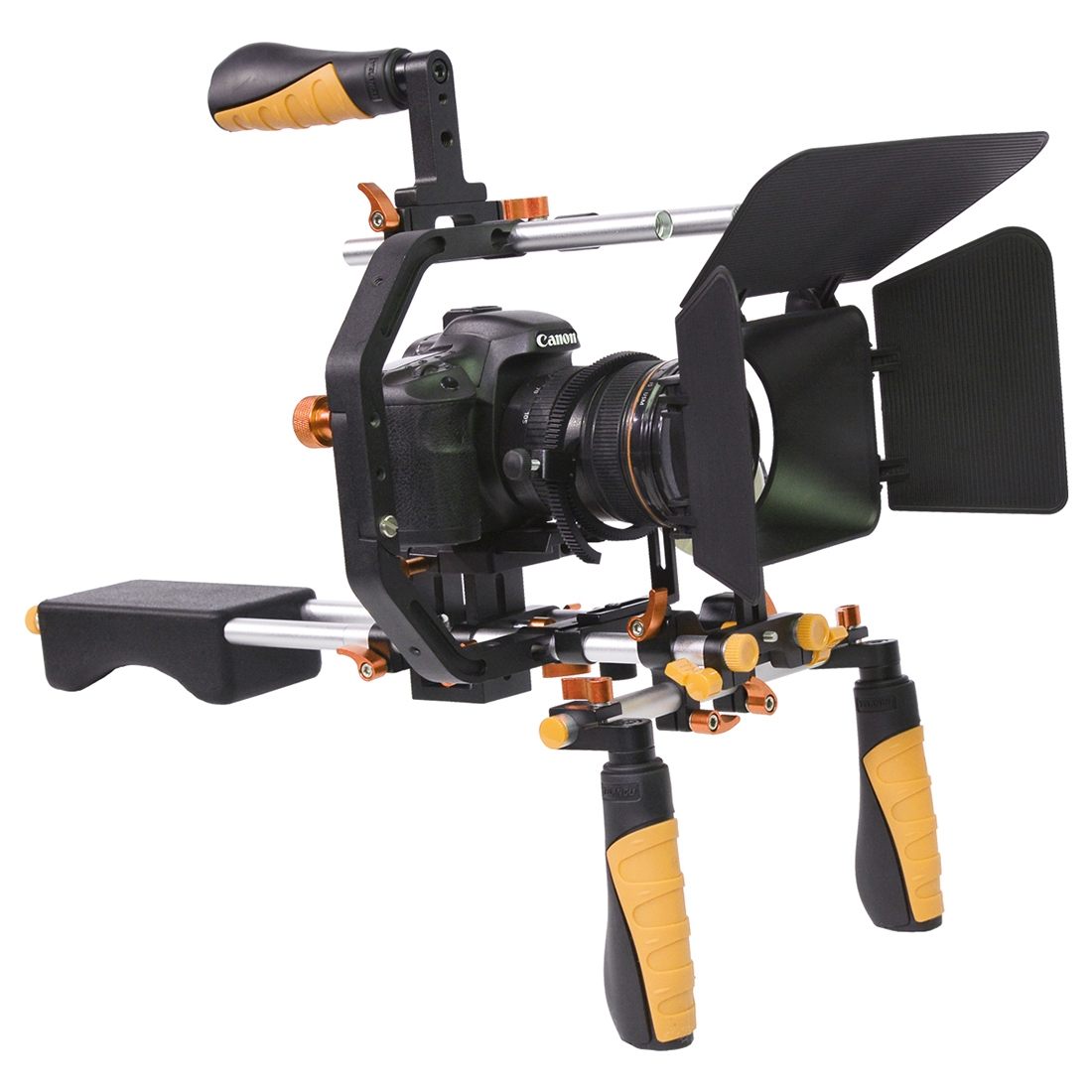 YELANGU C-formad axelmonteringssats för DSLR & Videokameror (orange)
