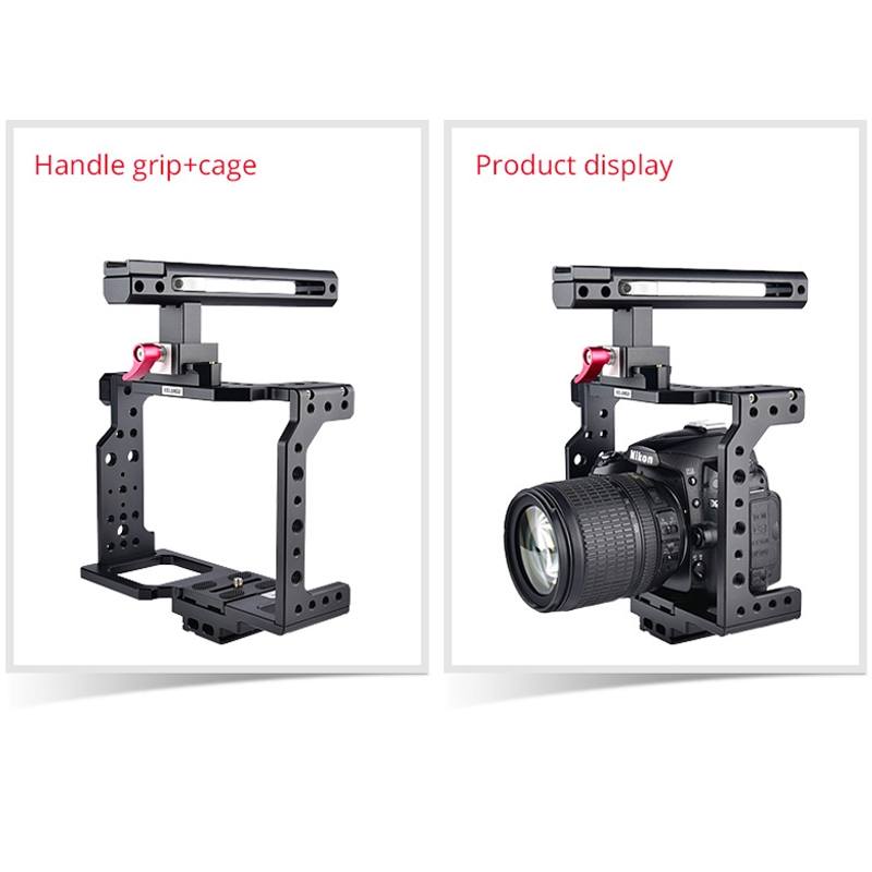 Yelangu C8 Videokamerabur Cage med rälsstång universal modell
