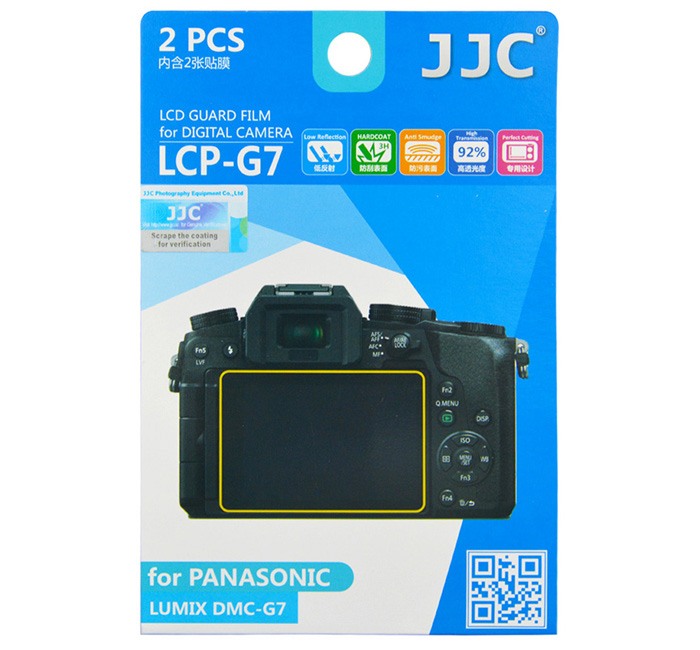  JJC Skrmskydd fr Panasonic Lumix DMC-G7/GX7 Mark II/DMC-G8/G80/G85