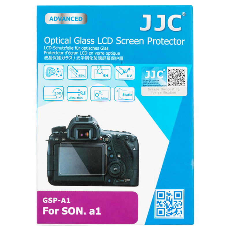  JJC Skrmskydd fr Sony A1/ ZV-E10 optiskt glas