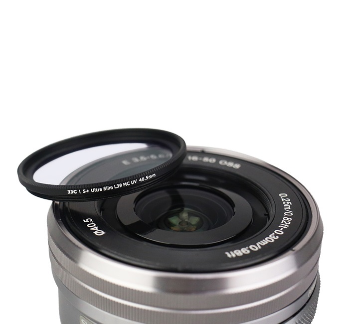 JJC UV-filter Ultra Slim S+ optisk glas med Multicoating