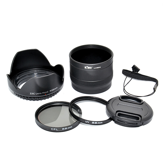 Kiwifotos Paket 6 delar för Canon G15/G16