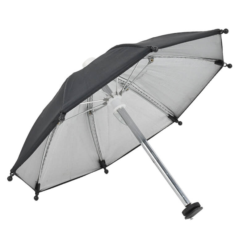 Paraply av mini-modell som skyddar kameran mot regn blixtskofste