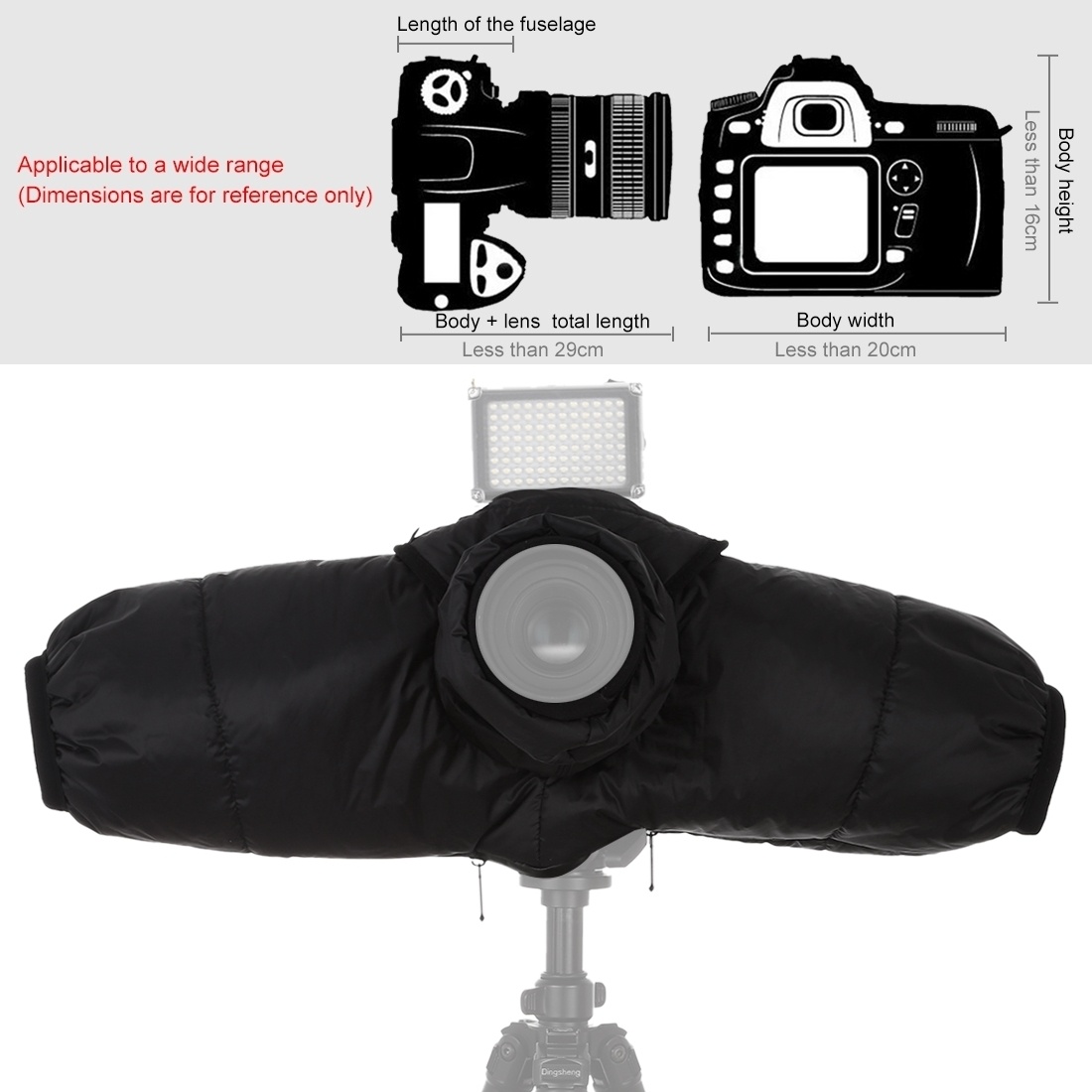 Puluz Vinterfodrat regnskydd för DSLR & SLR-kameror