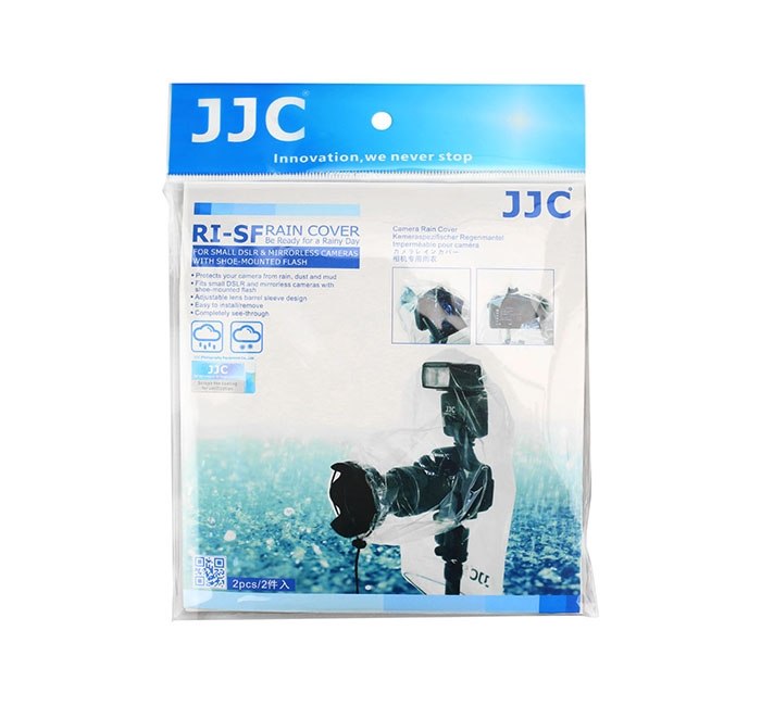  JJC Regnskydd för spegellös systemkamera & Blixt