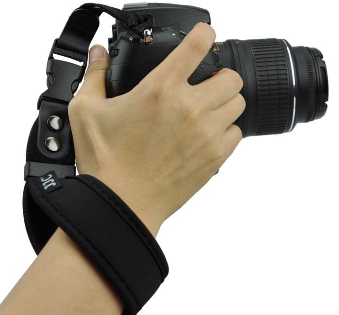  JJC ST-1B Handledsrem fr DSLR (Svart)