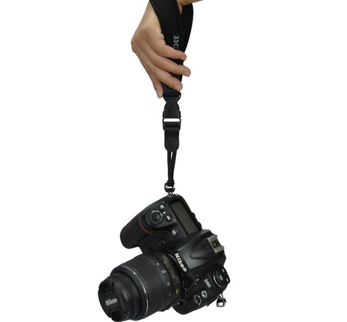  JJC ST-1B Handledsrem fr DSLR (Svart)