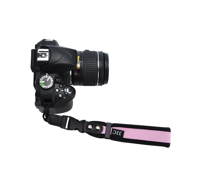  JJC Handledsrem fr DSLR (Rosa)