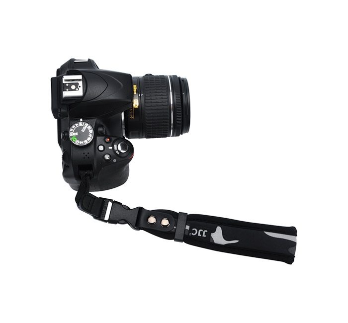  JJC ST-1YGR Handledsrem fr DSLR (Kamouflagefrgad)