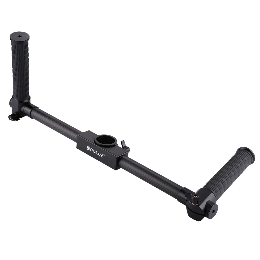 PULUZ Dubbel handhållen kolfiber kamerastabilisator