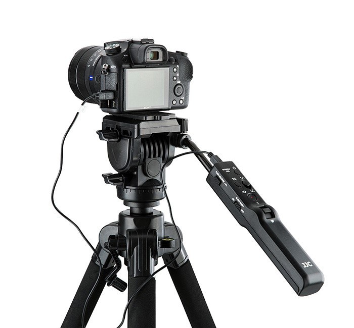 Kamerastativ/fjärr 165cm med videohuvud - JJC