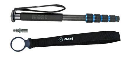 Nest Enbensstativ Kolfiber - Monopod 164cm