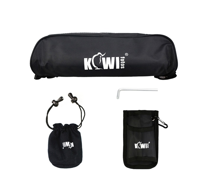 Kamerastativ 135cm 2i1 med kulled - Kiwifoto Pro