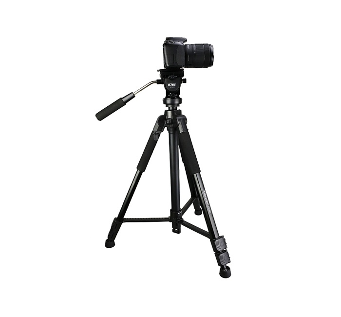  Kamerastativ 165cm med videohuvud  Kiwifotos KTP-1653