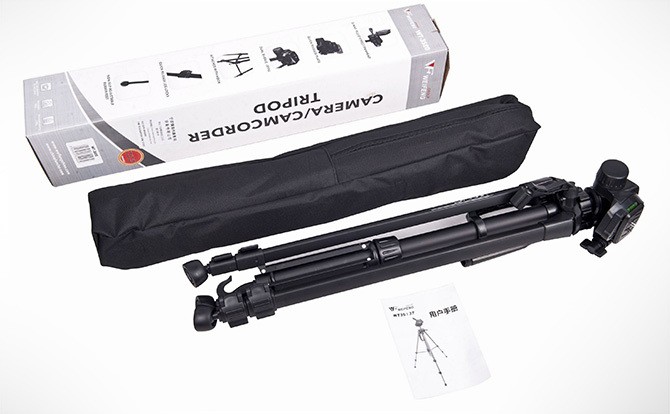 Kamerastativ 135cm med videohuvud 2.5kg - Nest NT-510