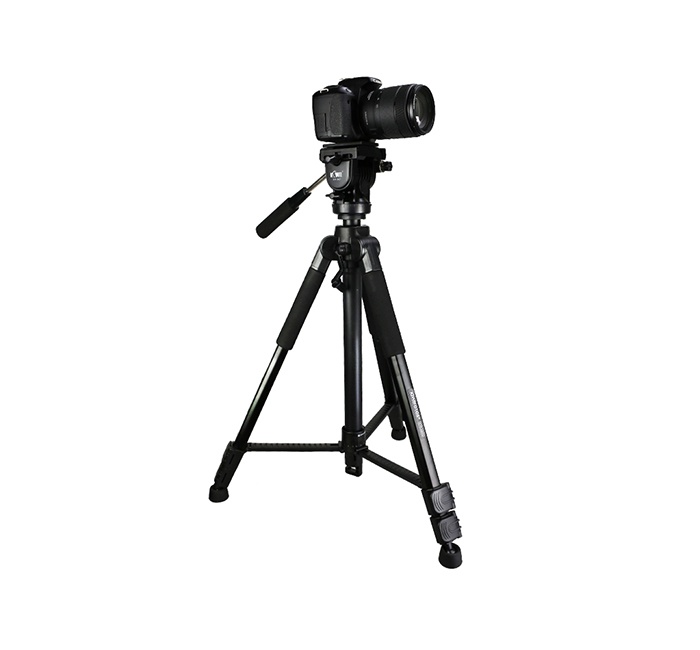  Kamerastativ 165cm med videohuvud  Kiwifotos KTP-1653