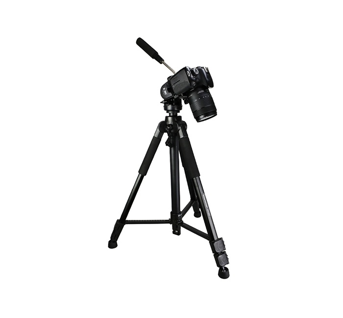 Kamerastativ 165cm med videohuvud – Kiwifotos KTP-1653