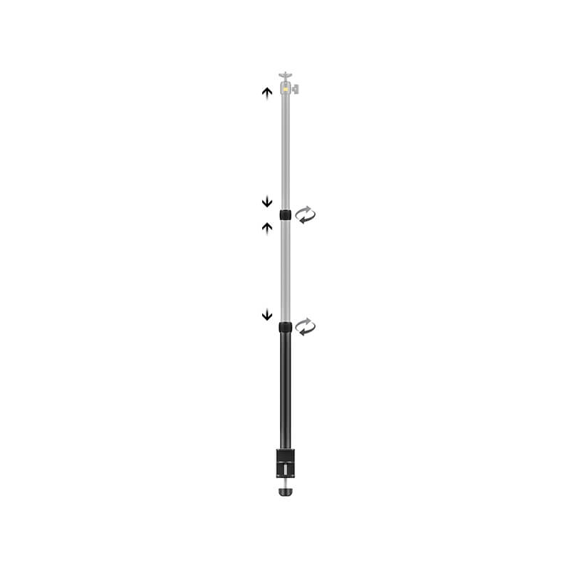 VIJIM Stativ 52-112cm med bordsklämma
