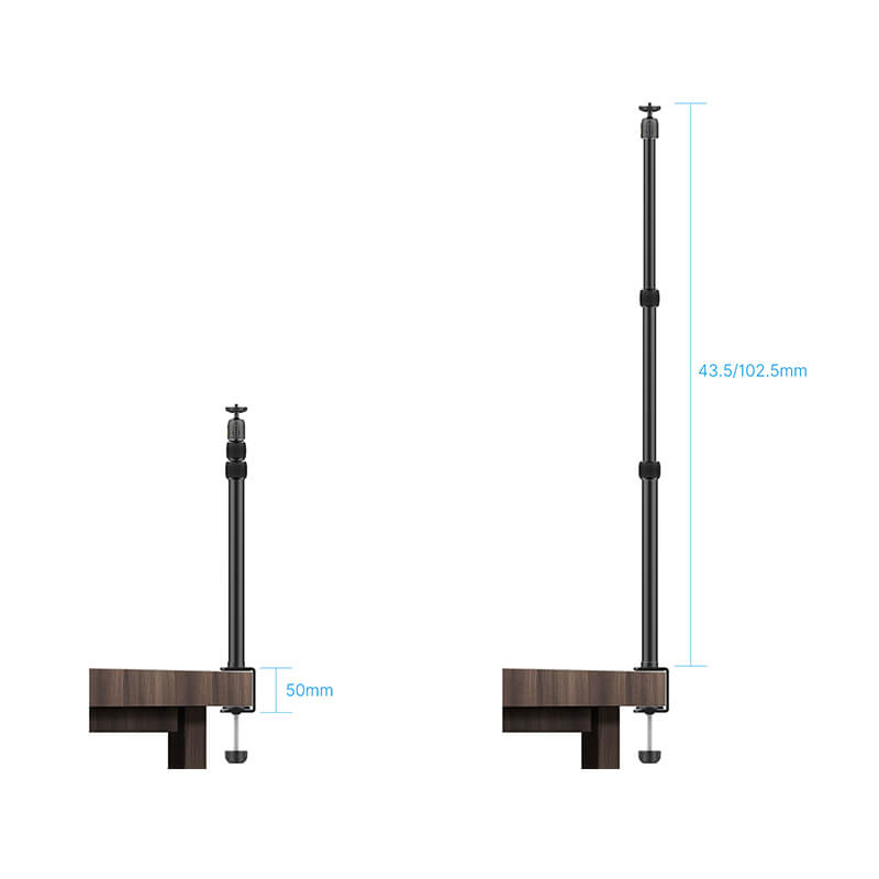 VIJIM Stativ 52-112cm med bordsklämma