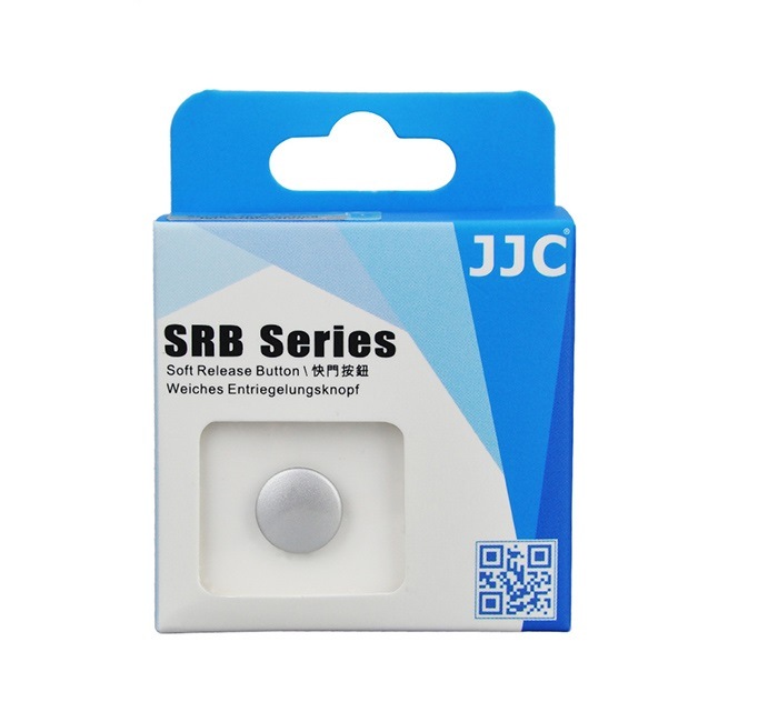  JJC Mjuk avtryckarknapp Konvex Silver Soft release button