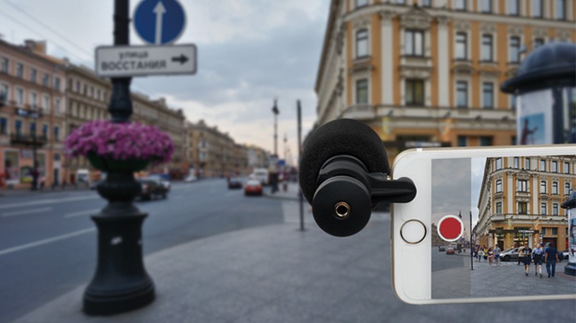 CoMica Cardioid Directional Video Mic För SmartPhone
