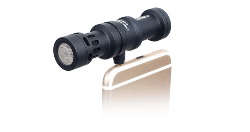CoMica Cardioid Directional Video Mic För SmartPhone