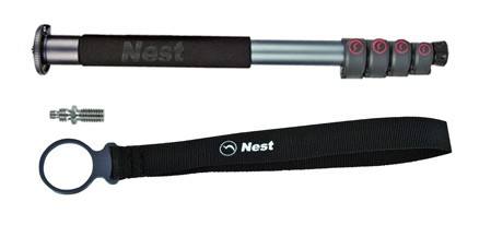 Enbensstativ med klipplås 157cm – Nest NT126A