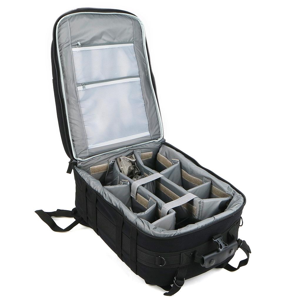 Fancier Delta II serien - kameraryggsäck 46 Liter (Svart)