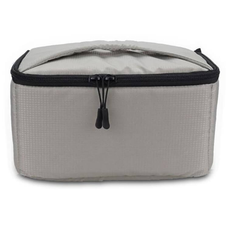 Innerväska för kamera & optik med handtag 26x15x14cm Ljusgrå från Kamda – snabb leverans och trygg e-handel