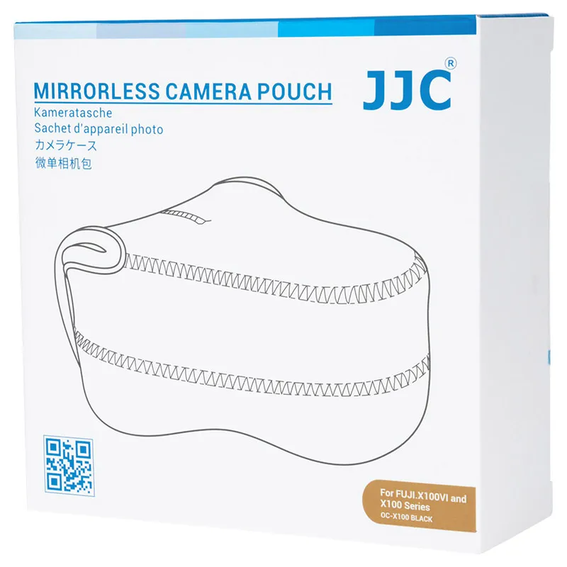  JJC Kamerafodral svart för Fujifilm X100VI och X100-seriens kameror från Kamda – snabb leverans och trygg e-handel
