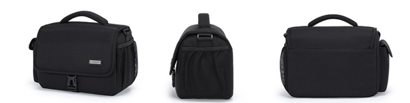  Caden D27 Trendig svart Axelväska för kameran 24x19x14cm från Kamda – snabb leverans och trygg e-handel