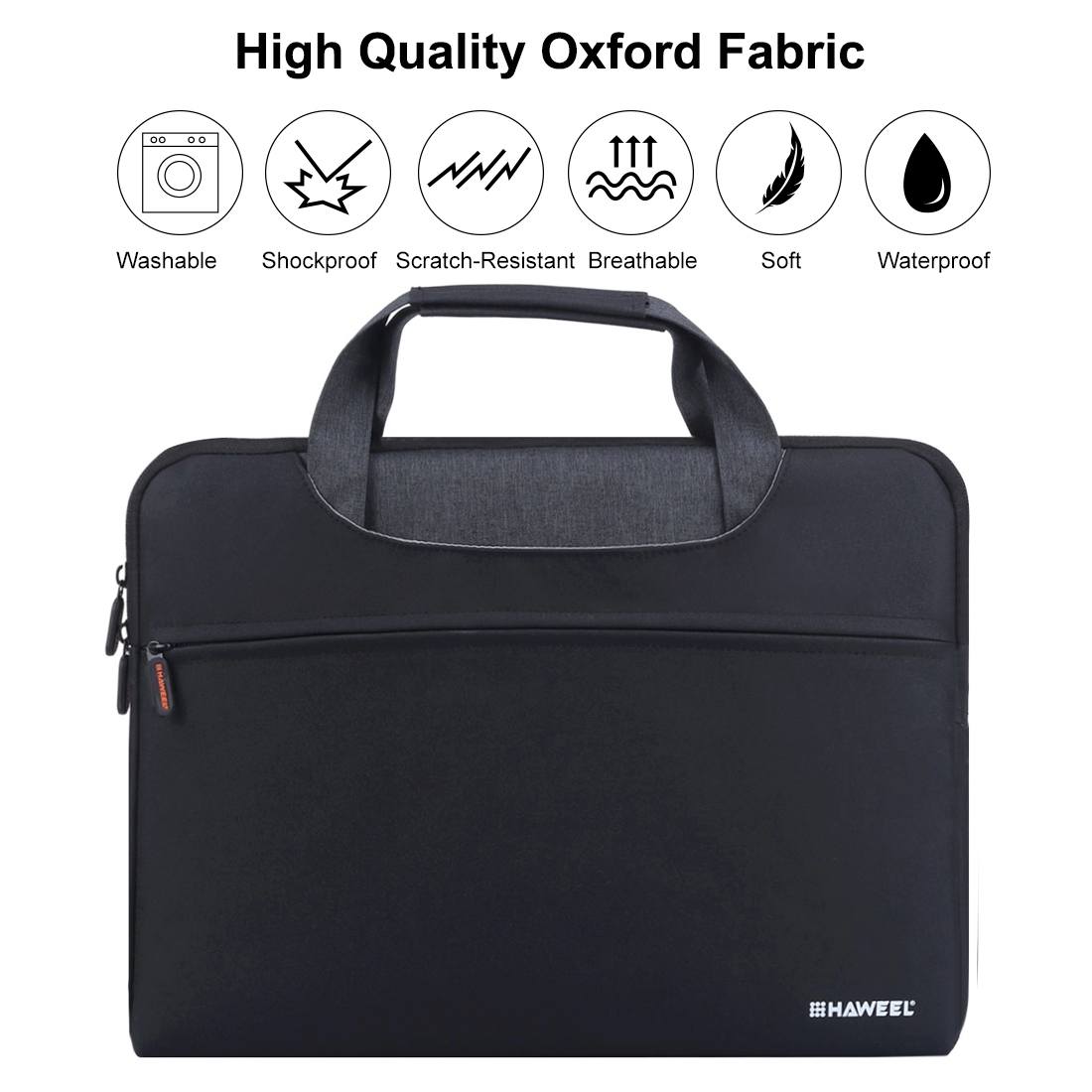 HAWEEL Handhållen laptopväska med dragkedja
