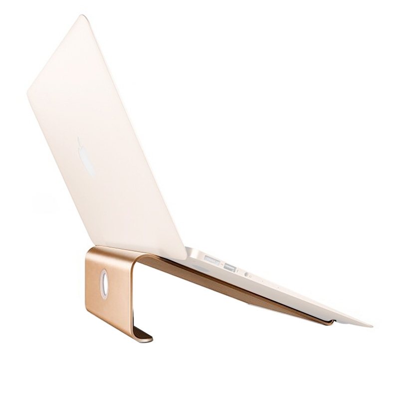 Laptophållare i aluminium