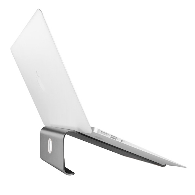Laptophållare i aluminium