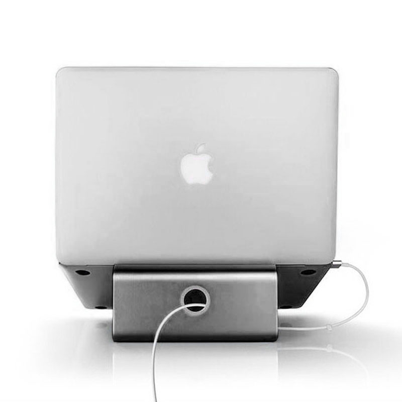 Laptophållare i aluminium