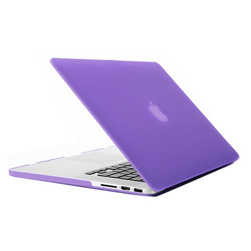  Skal fr Macbook Pro Retina Matt frostat lila 13.3-tum