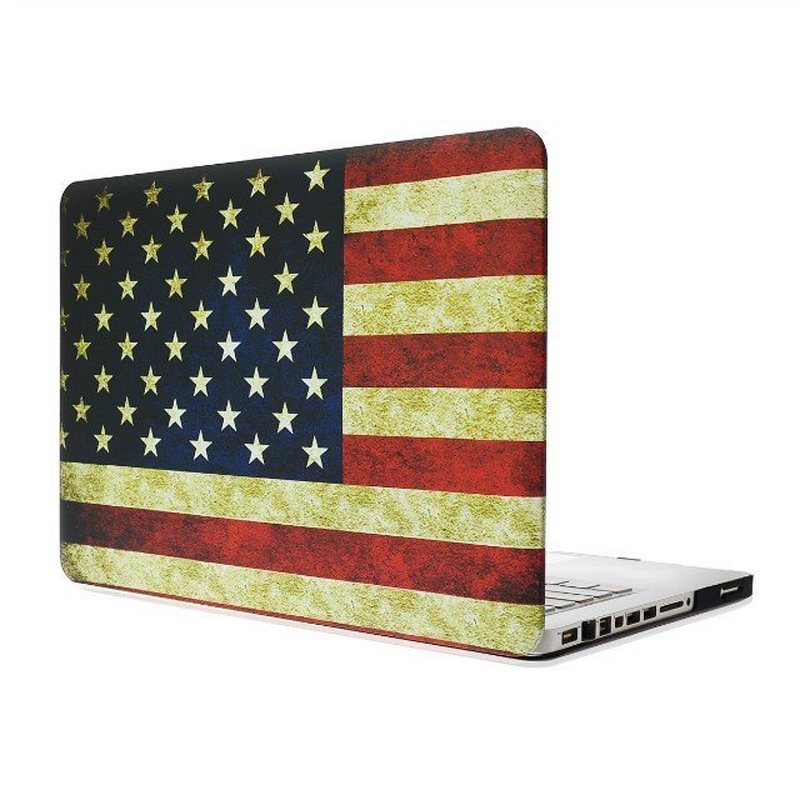 Skal för Macbook Pro USA:s flagga 15.4-tum