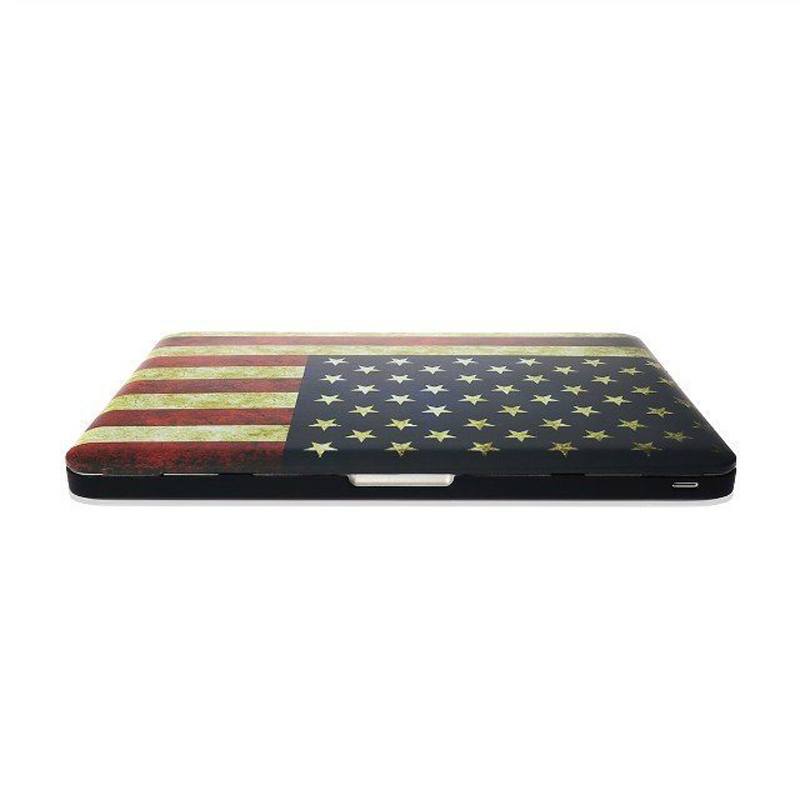 Skal för Macbook Pro USA:s flagga 15.4-tum